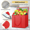 Large Capacity Insulated Grocery Bag – Foldable & Reusable Thermal Cooler Tote