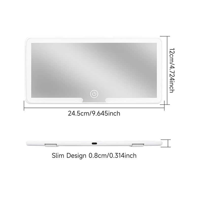 LED Schminkspiegel für die Sonnenblende im Auto