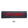 Black leather seat belt cover with red lettering GT3RS