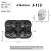 3D Skull & Diamond Ice Ball Mold – Silicone Tray for Whiskey & Cocktails