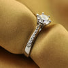 Sterling Silver Tourmaline Ring with Zircon Accents