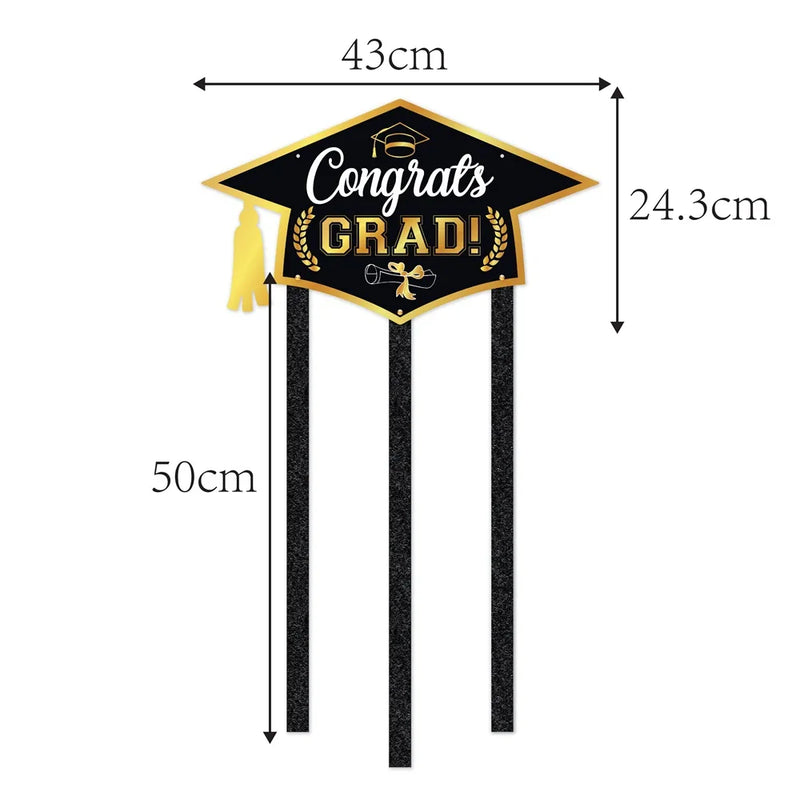 DIY Graduation Photo Door Hanger