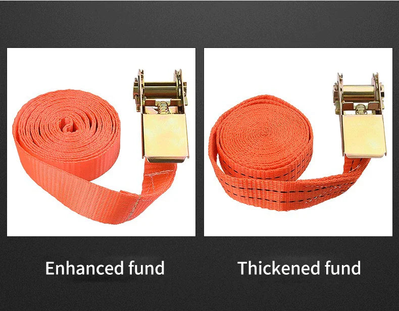 Heavy-Duty Ratchet Tie-Down Straps for Secure Cargo Transport
