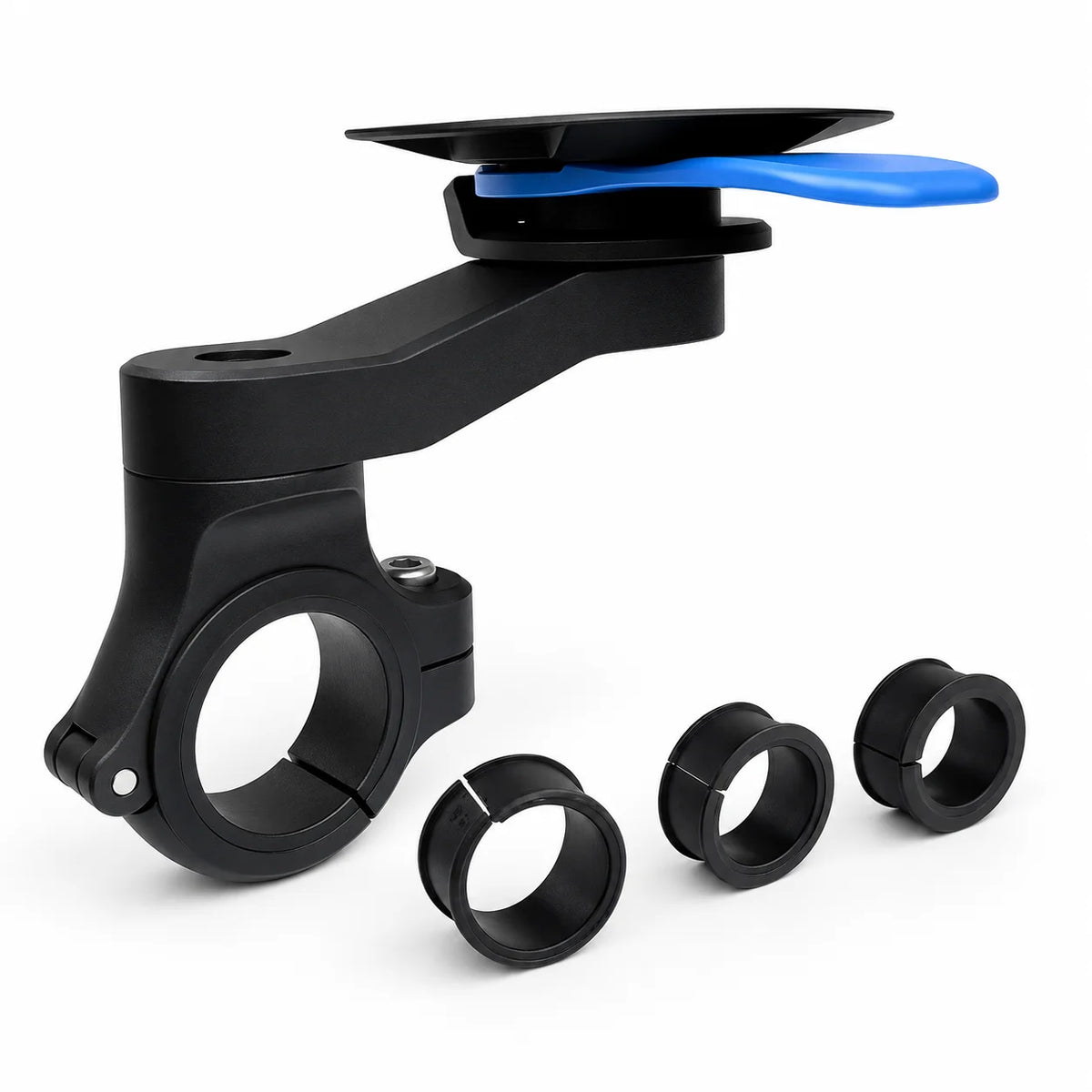 Universal CNC Aluminum Motorcycle Phone Mount with Anti-Shake Stabilization