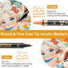 Dual-Tip Acrylic Markers