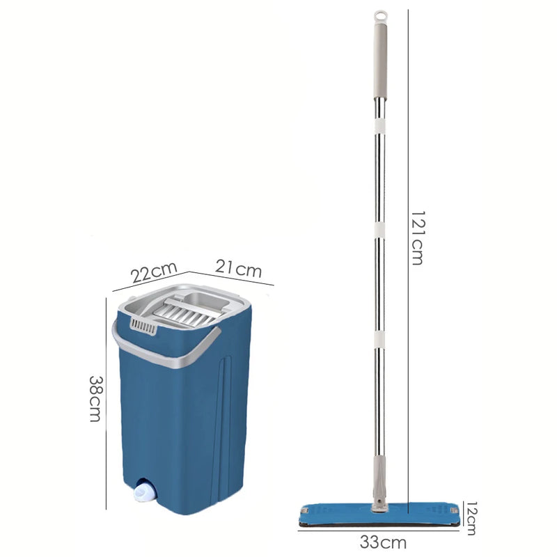 360° Spin Mop & Bucket Set with Retractable Handle