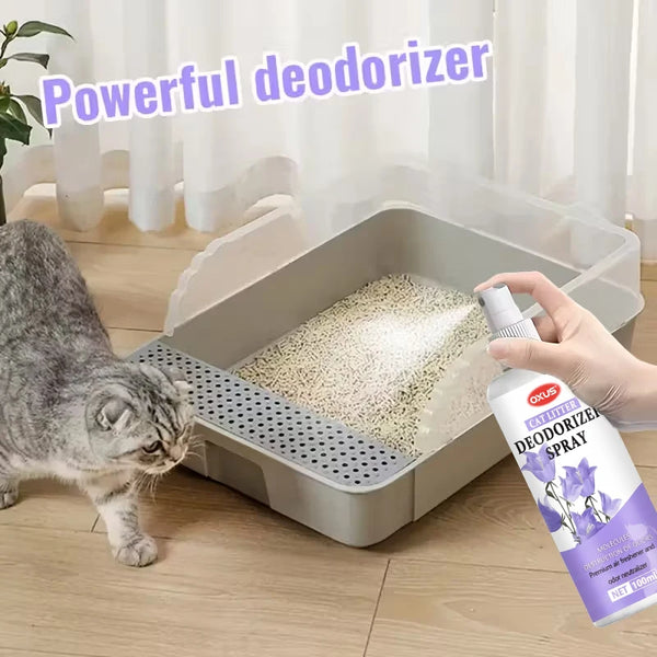 Pet Deodorizing Spray for Dogs and Cats - Long-Lasting Freshness