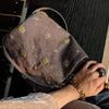 Handmade Beaded Denim Crossbody Bag