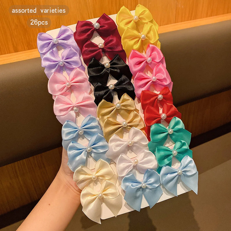 Barrettes à Nœuds Colorés