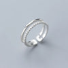 Bagues en argent sterling faits à la main pour couples