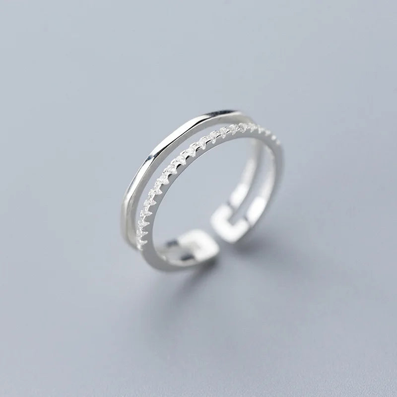 Bagues en argent sterling faits à la main pour couples