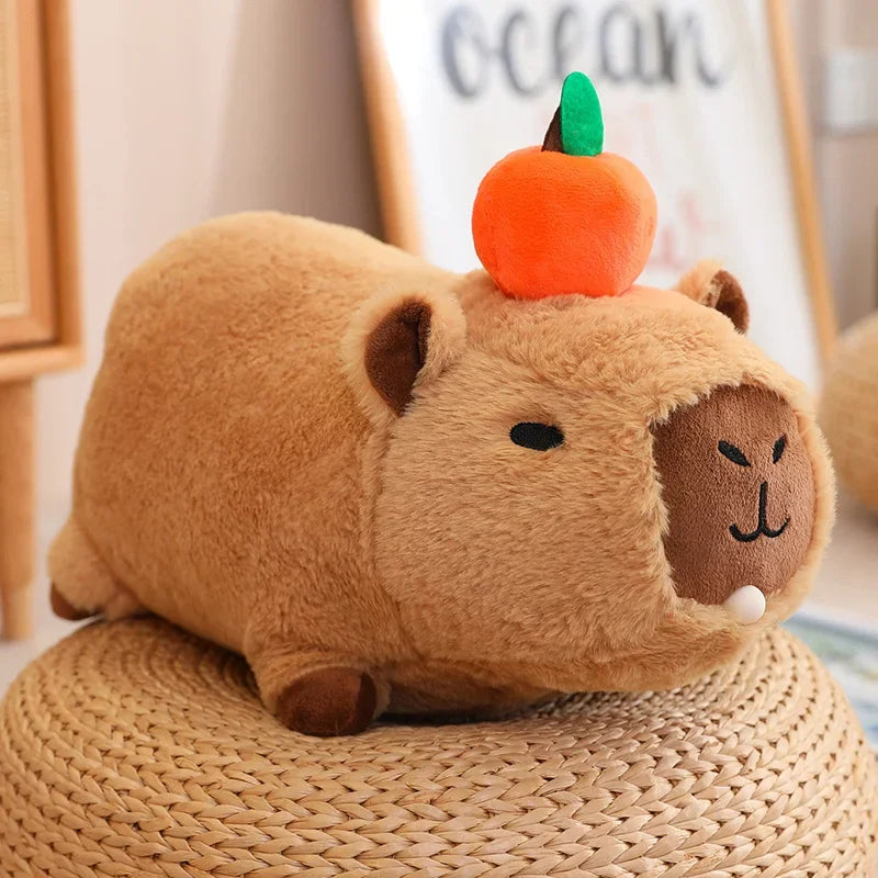 Cute Turtle Backpack Capybara Plush Toy Set