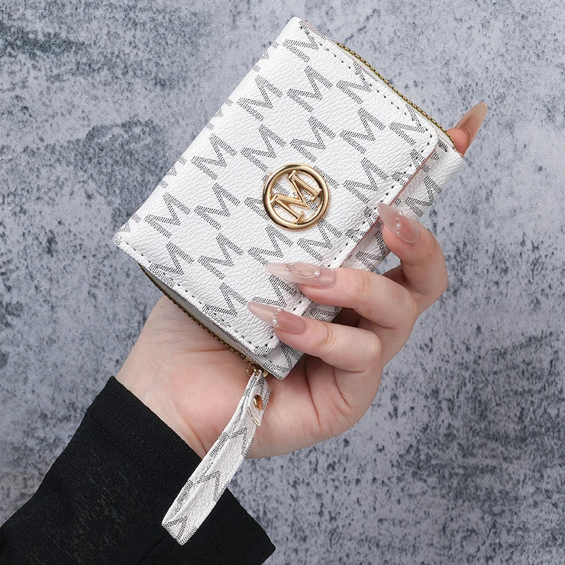 Portefeuille PU imprimé pour femmes multi-cartes