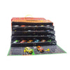 48-Piece Die-Cast Racing Car Set with Storage Case