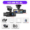3-Channel 4K Dash Cam with Interior & Rear Cameras