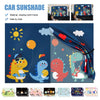 Telescopic Magnetic Car Window Shades with UV Protection and Insect Mesh