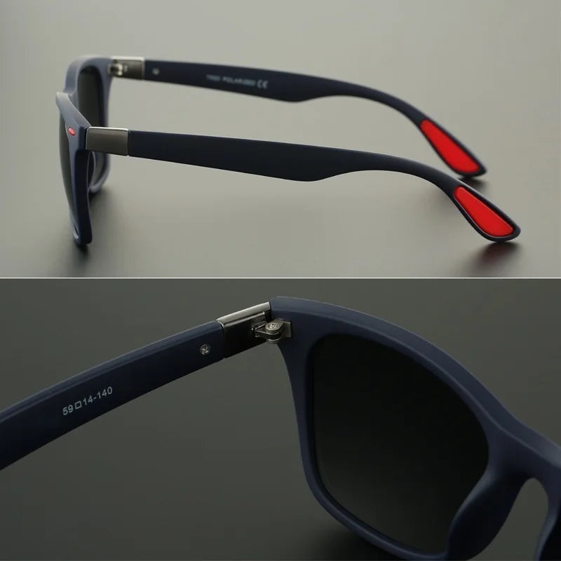 Retro Rectangle Sunglasses with UV400 Protection