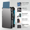 Slim RFID-Blocking Wallet with Money Clip and ID Window