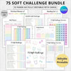 75 Day Hard Challenge Planner Notebook – A5 Hardcover Goal Tracker