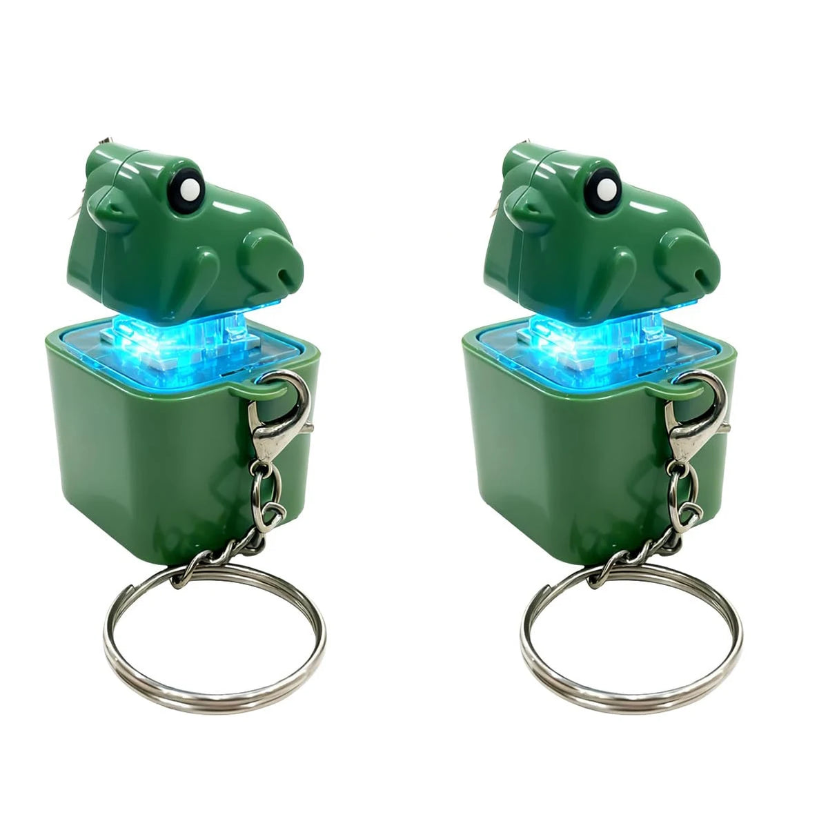 مفتاح تشابك ضفدع تفاعلي (Fidget Frog Keychain)