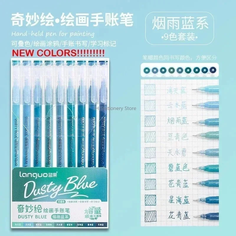 3D Embossed Acrylic Gel Pens - 6/144 Color Options