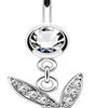 Gold Bunny Belly Button Piercing Ring