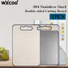 Stainless Steel Cutting Board with Measurement Guide