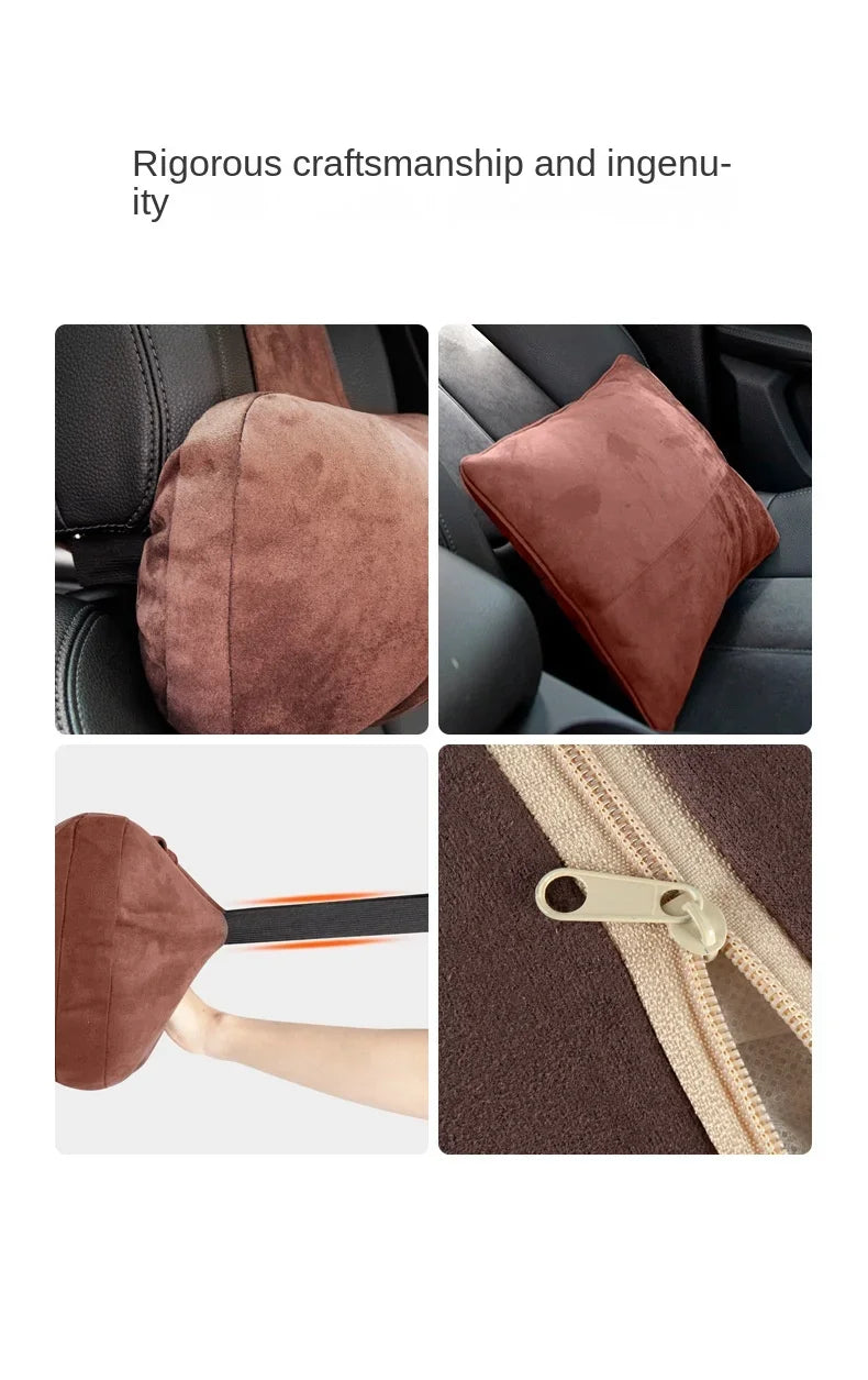 Premium Car Headrest Neck Support Pillow