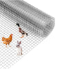 Roll of galvanized steel wire mesh used for poultry, livestock, and garden protection