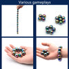 Colorful Polished Magnetic Stone Balls for Stress Relief and Play