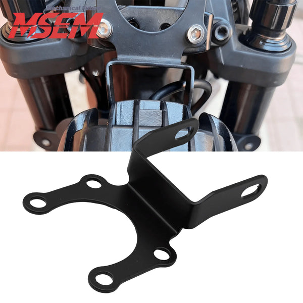 Black universal motorcycle headlight bracket for Sur-Ron Light Bee X/S and Segway X260/X160