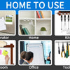 A collection of home to use items including a refrigerator, home decor, kitchen tools, classroom supplies, office equipment, 