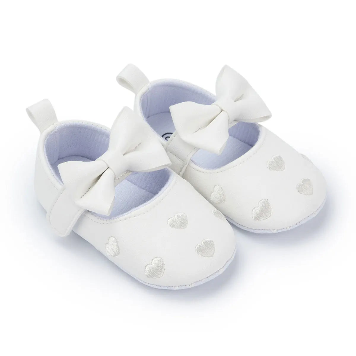 Classic Bow Baby Girl First Walker Shoes with Anti-Slip Sole