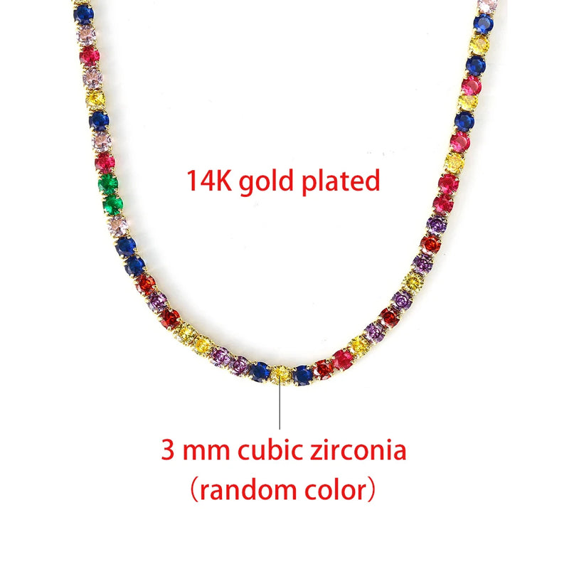 Iced-Out Tennis Choker Necklace