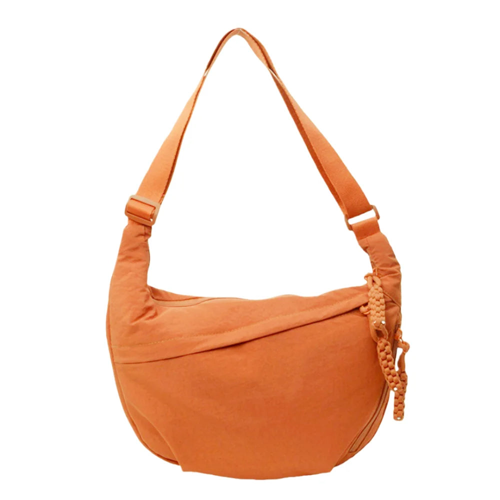 Lightweight Canvas Crossbody Bag with Adjustable Strap