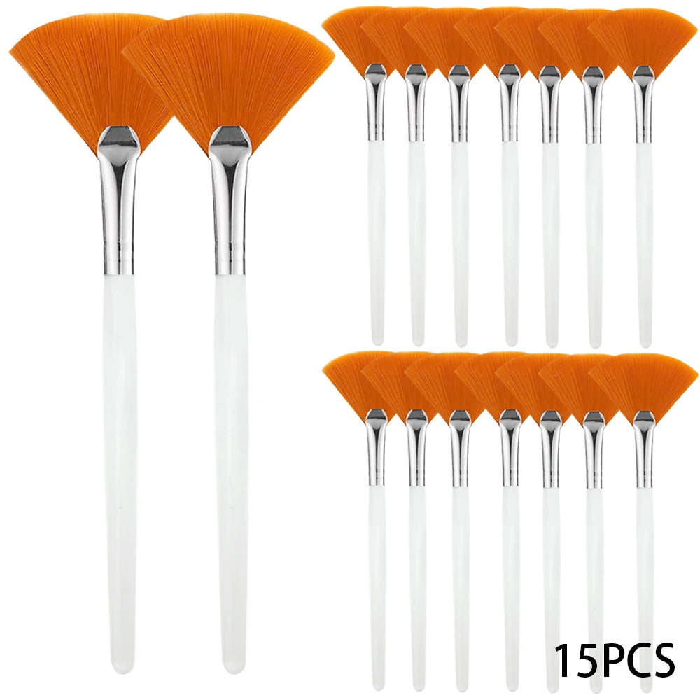 Soft Facial Mask Brushes Set for Smooth, Even Application