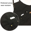 Stain-Resistant Kitchen Apron with Front Pocket