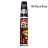 A black paint repair pen labeled Will-603 Dark Blue Pearl for touch-up work.