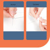 Comparison image showing normal and splittable beading needles, demonstrating different types of needle tips.