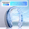 Portable Hanging Neck Fan with Digital Display