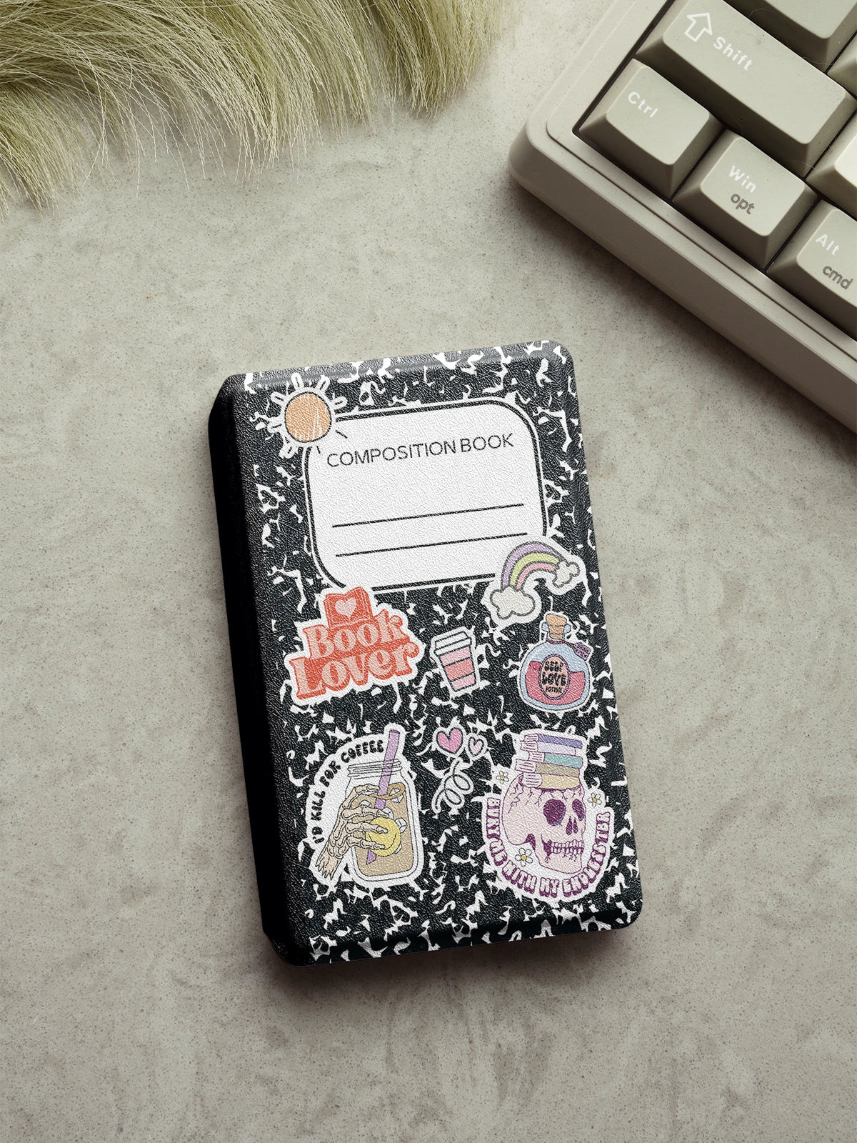 Composition Book Style Folio Case with Magnetic Closure for XTEINK X3 and X4