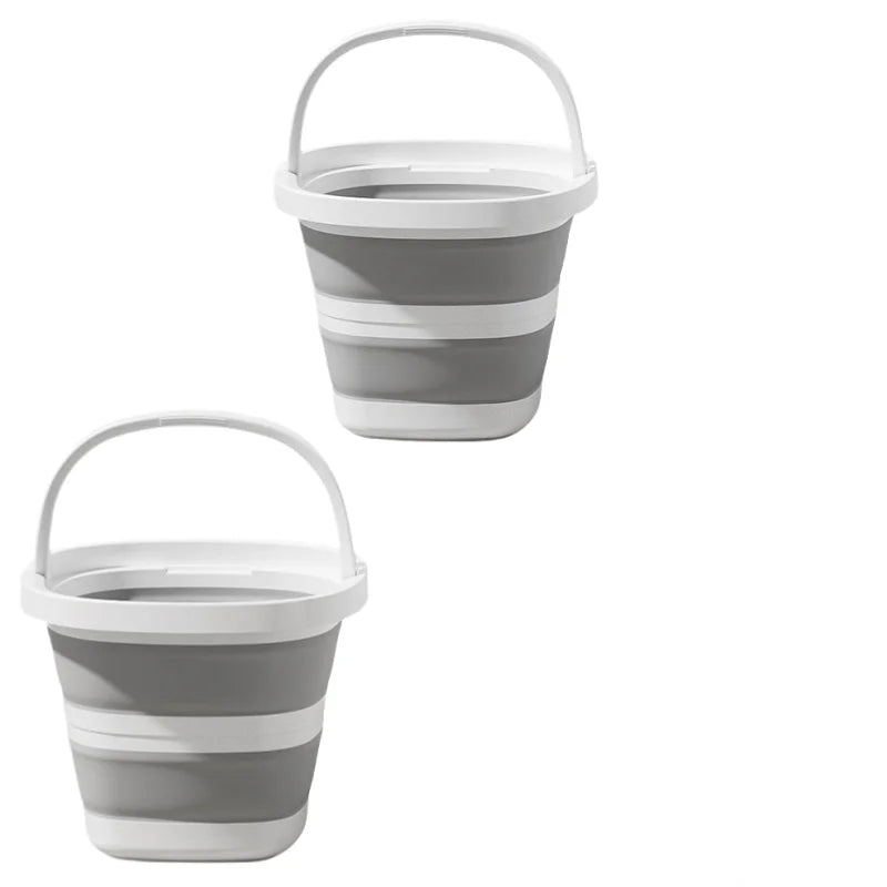 Foldable Water Bucket with Carry Handle for Camping and Home