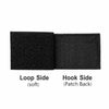 Black embroidered Psalm 144:1 morale patch showing the loop side and hook side.