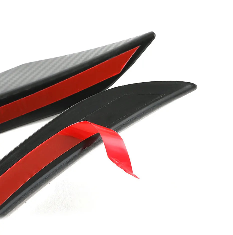 Universal Front Bumper Splitter Kit - 6-Piece Car Styling Fins