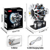 Motorized V8 Engine Building Block Model