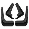 Set of four black mud guards for a Mitsubishi Mirage G4
