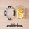 Clear Glass Food Storage Containers with Lids