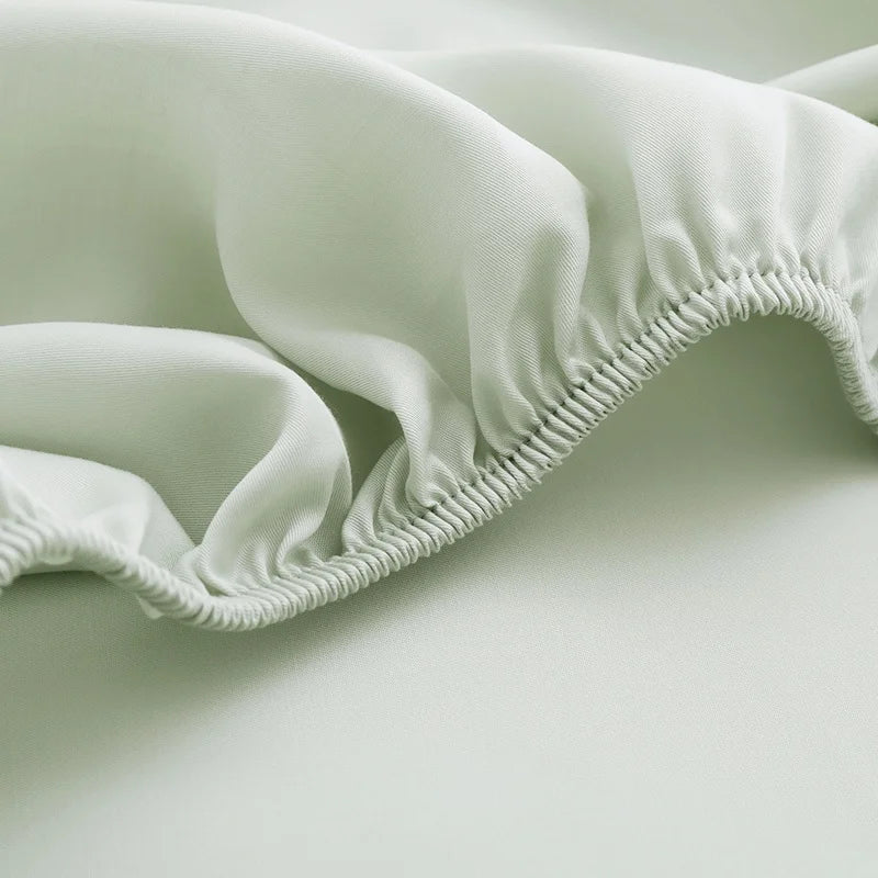 Bamboo Fiber Fitted Sheet - Silky Cooling & Breathable