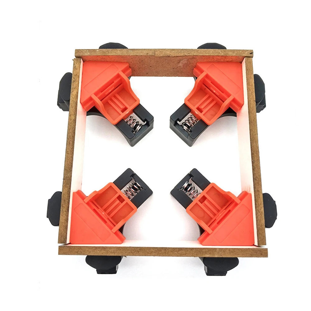 Adjustable Right Angle Corner Clamps for Woodworking (4-Pack)