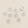 Decorative Flower Bead Caps for Jewelry Making – 50 Pack